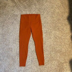 Lululemon Burnt Orange Leggings